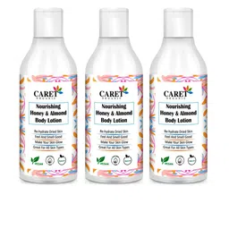 CARET ORGANIC Set Of 3 Nourishing Honey & Almond Body Lotion - 250 ml each image 2
