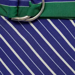 MANGO Striped Belted A-Line Midi Skirt image 4