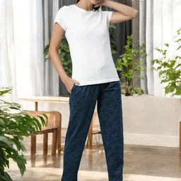 Kryptic Pack Of 2 Printed Pure Cotton Relaxed-Fit Lounge Pants image 2