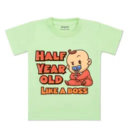 Arvesa Kids Printed Applique T-shirt-image-59