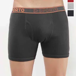 Sporto by Macho Men Pack Of 4 Mid-Rise Trunks-picture-49