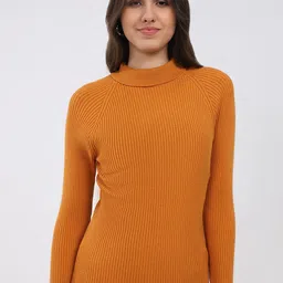 Monte Carlo Women Striped Trutle Neck Woollen Pullover-picture-37