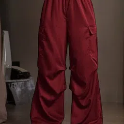 TABADTOD Women Striped Relaxed Loose Fit Trousers-image-65