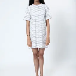 Aapro Block Printed T-shirt Dress-picture-18