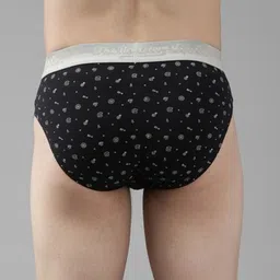 The Roadster Lifestyle Co Pack Of 3 Assorted Mid Rise Basic Briefs image 3