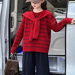 LULU & SKY Girls Striped Pullover-picture-23