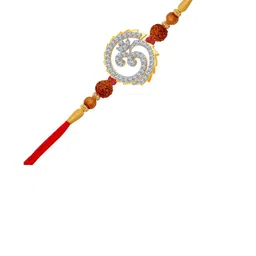 vivastri Vivastri's Premium Rudraksha om Rakhi For Brother & Lovely Sister-VIVA1021RKG-picture-17