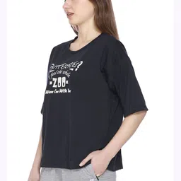 URBE-URBAN EVOLUTION Women Typography Printed T-shirt image 2