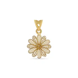 BHIMA 22K BIS Hallmark 916 Purity Yellow Gold Floral Cut Pendant-picture-36