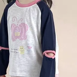 LULU & SKY Girls Graphic Printed Tshirts image 3