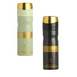 BIRRA Set Of 2 Oud Sensation & Essentially Oud Deodorant Body Spray - 200 ml Each-picture-35