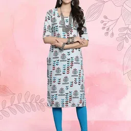 Ethnic basket Women Pack Of 2 Multicoloured Crepe Kurtas image 3