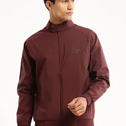 SHOWOFFFF Men Typography Lightweight Bomber Jacket image 2