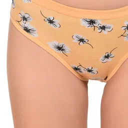 CARELOVE Pack Of 3 Printed Cotton Anti Bacterial Hipster Briefs image 5