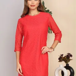 SZN Lace Poly Cotton Dress image 3