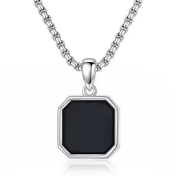 Utkarsh Silver-Plated Geometric Pendants with Chains image 2