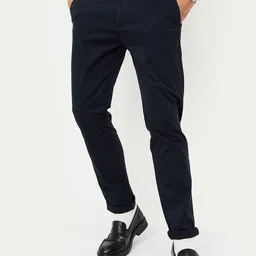 max Men Regular Fit Mid-Rise Chinos Trousers-image-39