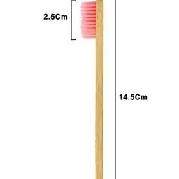 AVINO Set Of 2 Steel Tongue Cleaner With Bamboo Toothbrush image 2