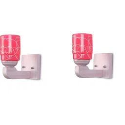 1ST TIME Pink & White Solid Glass Traditional Cylinder Wall Lamps Wall Lamps-picture-21
