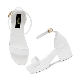 Klaur Melbourne Block Sandals with Buckles image 5