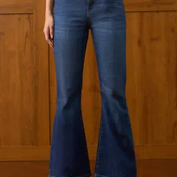 U.S. Polo Assn. Women Flared Fit High-Rise Light Fade Stretchable Jeans-picture-46