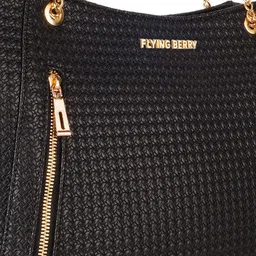 FLYING BERRY Textured PU Structured Satchel image 4