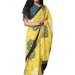 Pinkcity Trade World Pure Cotton Block Print Saree-picture-28