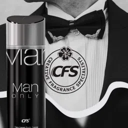 CFS Set Of 3 Black, Oudh & Man Only Deodorant Body Spray -200ml Each image 4