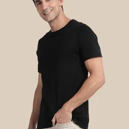 SOULIVELY Typography Printed Moisture Wicking Pure Cotton T-shirt image 3