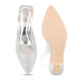 JM Looks Ethnic Kitten Sandals image 5