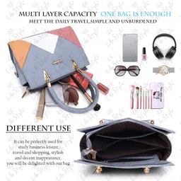 LIKE STYLE Women Colourblocked Structured Shoulder Bag image 3