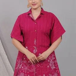 Aramya Women Floral Printed Kaftan Kurta-picture-33