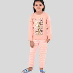Here&Now X Denikid Girls Pure Cotton Printed T-shirt with Trousers-picture-31