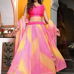 Indi INSIDE Embellished Ready to Wear Lehenga & Unstitched Blouse With Dupatta-picture-36