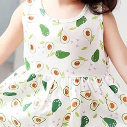 LULU & SKY Girl Print Round Neck Sleeveless Fit & Flare Dress image 3