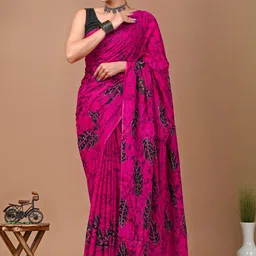 Moda Rapido Batik Pure Cotton Handloom Ikat Saree-picture-40