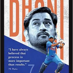 Chaka Chaundh MS Dhoni Quotes Wall Art-picture-10