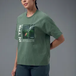 Technosport Women Printed Antimicrobial T-shirt image 2