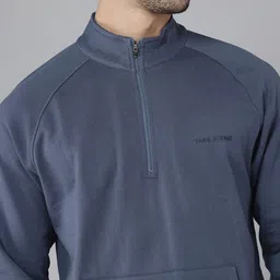 Park Avenue Mock Collar Raglan Sleeves Sweatshirt image 3