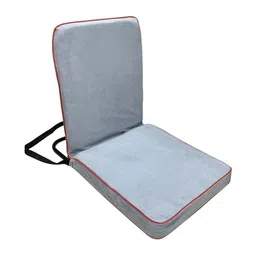 Kawachi Grey Square Velvet Chair Pad image 4