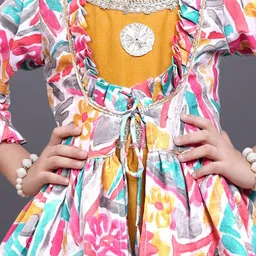 satyamfab Print A-Line Dress image 3