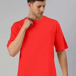 R.Code by The Roadster Life Co. Men Cotton Drop-Shoulder Sleeves Relaxed Fit T-shirt-picture-40