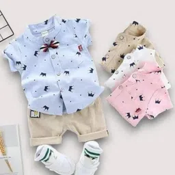 ULTRINA Unisex Kids Printed Shirt With Shorts-picture-40