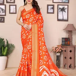 Moda Rapido Bandhani Zari Saree-picture-19
