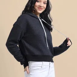 AMSWAN Women Hooded Cotton Sweatshirt image 4