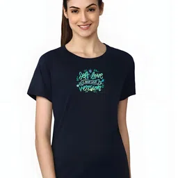SZN Women Typography Printed T-shirt-picture-22