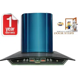 Fabiano NEXA DJ 60cm 1100m3/hr Ducted Auto Clean Ceiling Mounted Chimney with Double Baffle Filter (Blue) image 4