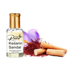 THE RUPAWAT Perfumery House Kesarin Sandal 100% Pure & Natural Alcohol-Free Attar - 12 ml-picture-22