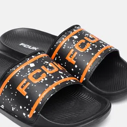 FCUK Men Brand Logo Printed Sliders image 3