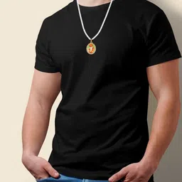 Utkarsh Gold-Plated Oval Pendants with Chains image 3